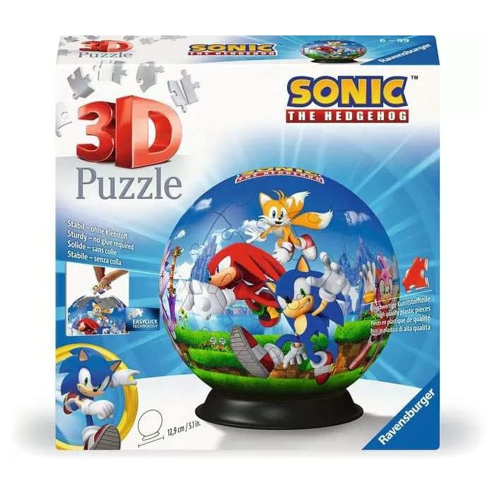Sonic - The Hedgehog 3D Puzzle Characters Puzzle Ball (72 Pieces)