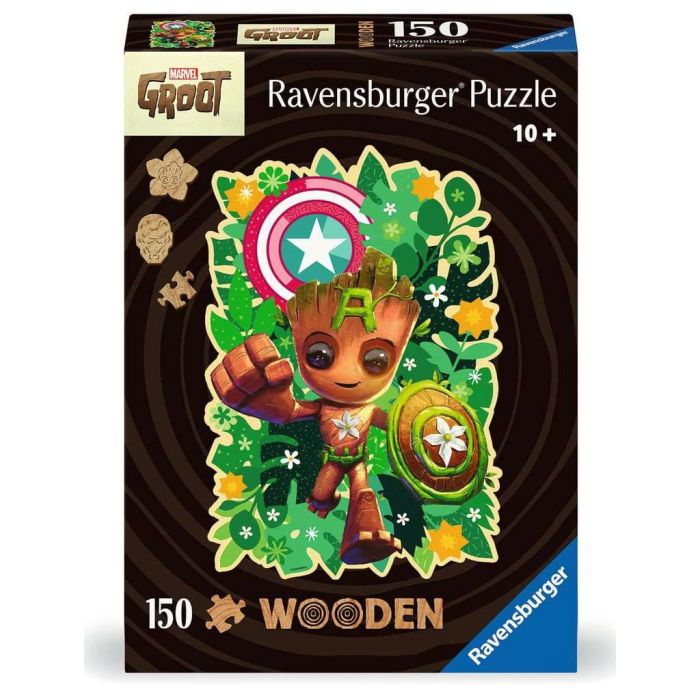 Marvel WOODEN Jigsaw Puzzle Groot (150 pieces)