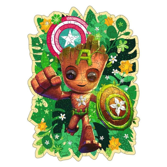 Marvel WOODEN Jigsaw Puzzle Groot (150 pieces)