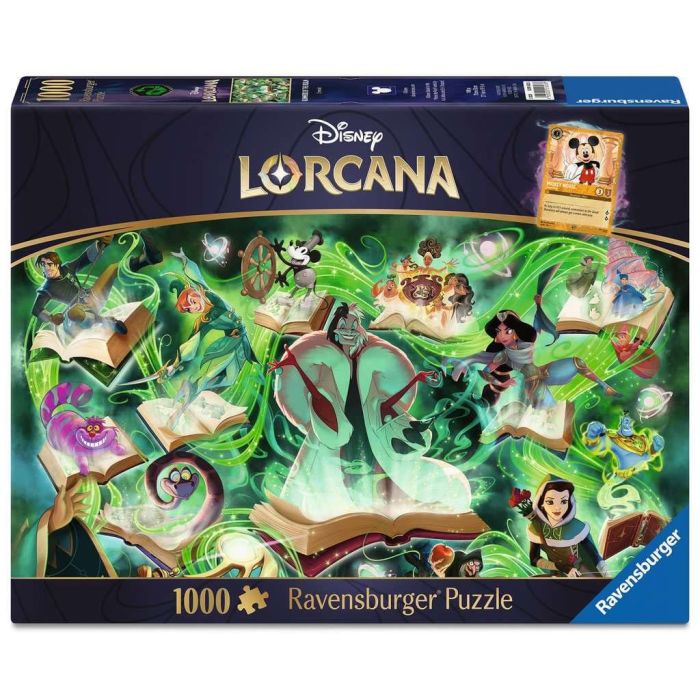 Disney Lorcana Jigsaw Puzzle Glimmers of the Realm: Emerald (1000 pieces)