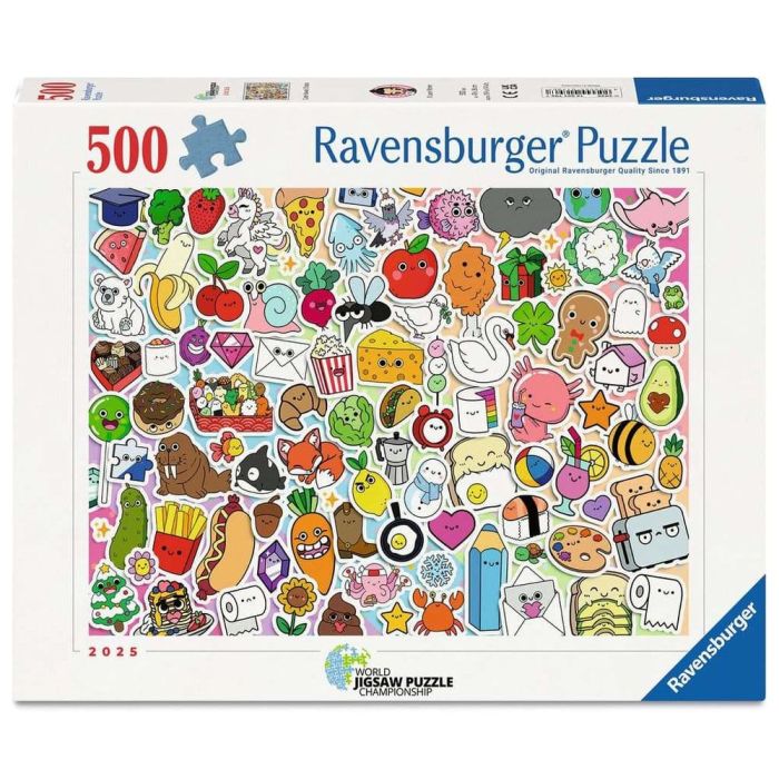 Kawaii Jigsaw Puzzle Cute Kawaii Chaos (500 Pieces)