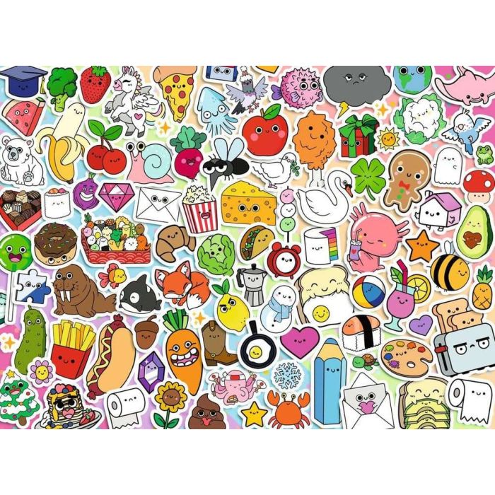 Kawaii Jigsaw Puzzle Cute Kawaii Chaos (500 Pieces)