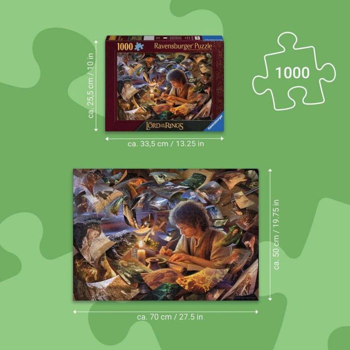 The Lord of the Rings Jigsaw Puzzle Frodo's Journey (1000 Pieces)