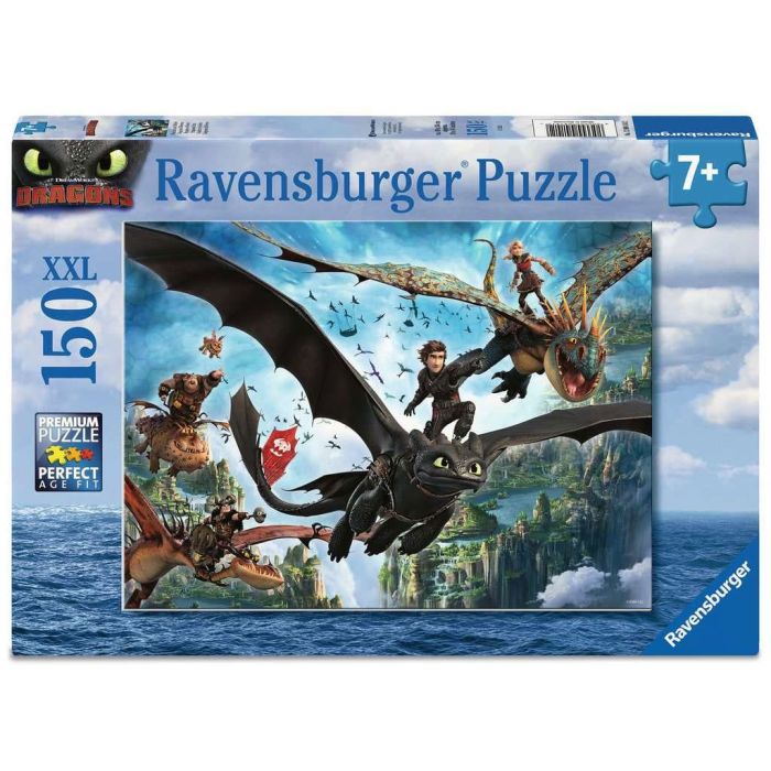 How to Train Your Dragon Children's Jigsaw Puzzle XXL Dragons & Heroes (150 pieces)
