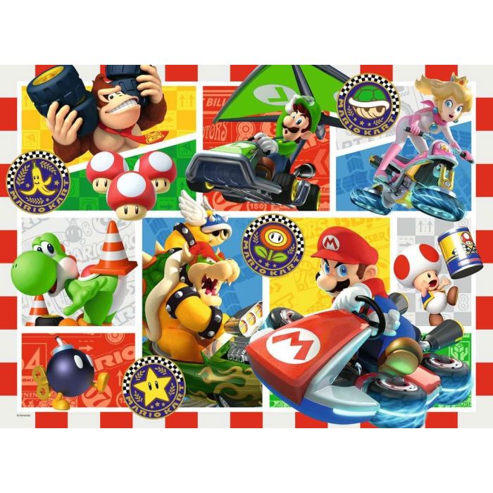Super Mario Children's Jigsaw Puzzle XXL Fun with Mario Kart (150 pieces)