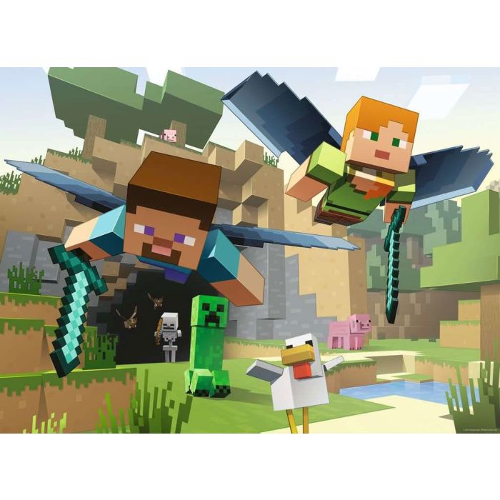 Minecraft Children's Jigsaw Puzzle XXL Animal Adventures (200 pieces)