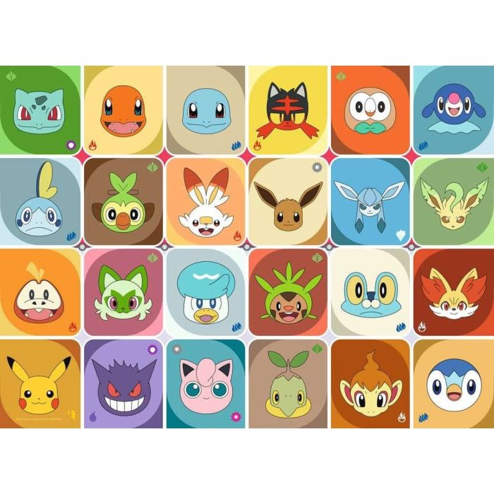 Pokémon Children's Jigsaw Puzzle Pokémon Faces (100 Pieces XXL)