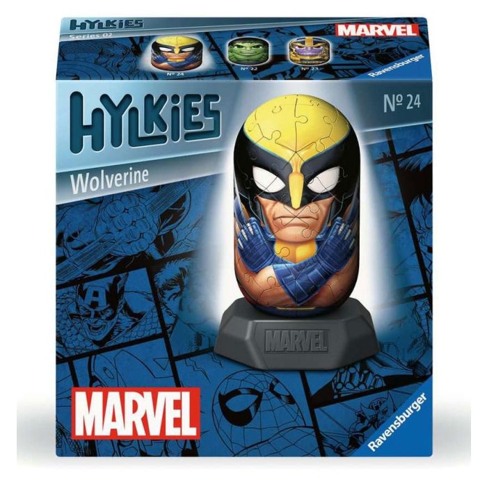 Marvel Hylkies 3D Puzzle Wolverine (55 pieces)