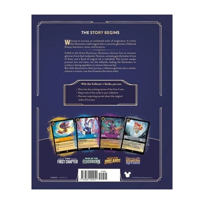 Disney Lorcana TCG Book The Official Collector's Guide: Sets 1-4 *English Version*