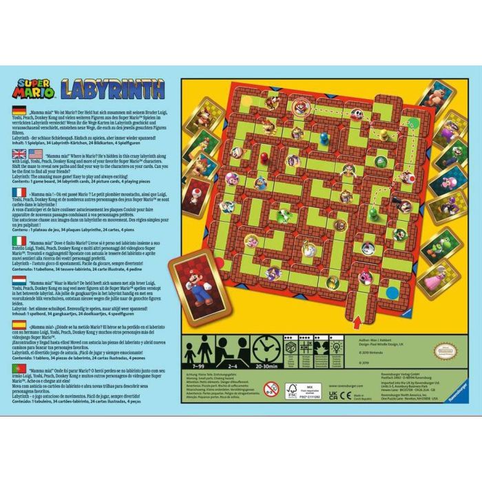 Super Mario Board Game Labyrinth