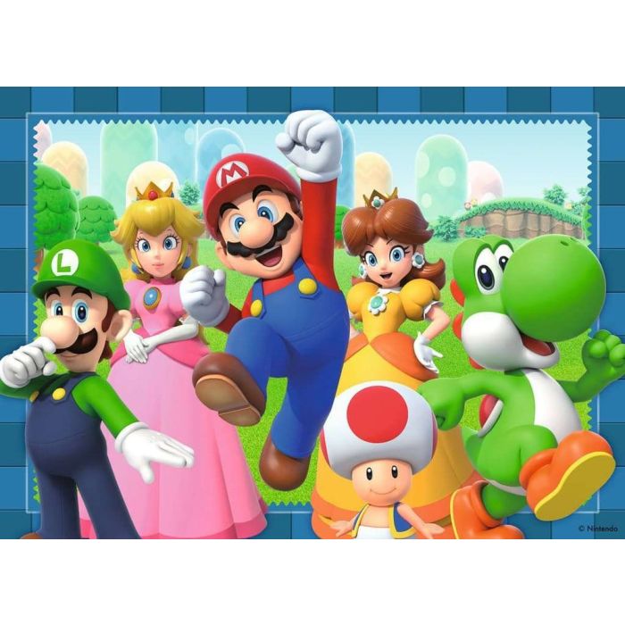 Super Mario Puzzle 4-Pack Time for Mario! (4x100 Pieces)