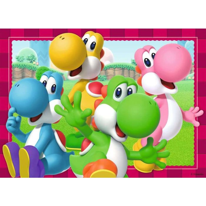 Super Mario Puzzle 4-Pack Time for Mario! (4x100 Pieces)