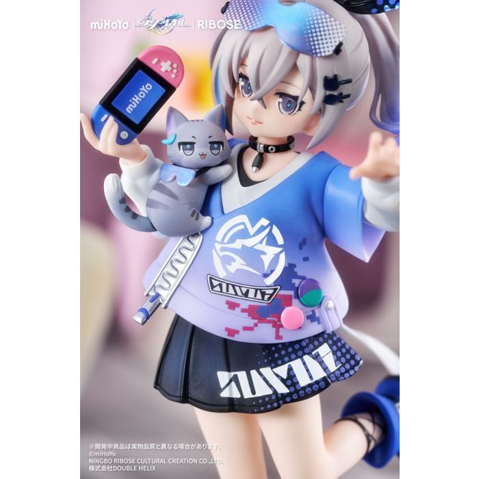 Honkai: Star Rail Rise Up Little Cat Series PVC Statue Silver Wolf Ver. 19 cm