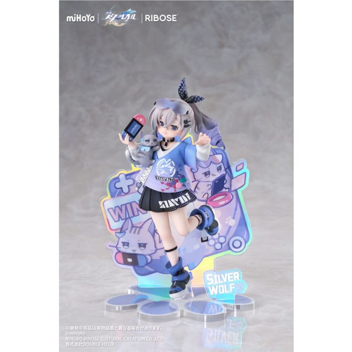 Honkai: Star Rail Rise Up Little Cat Series PVC Statue Silver Wolf Ver. 19 cm