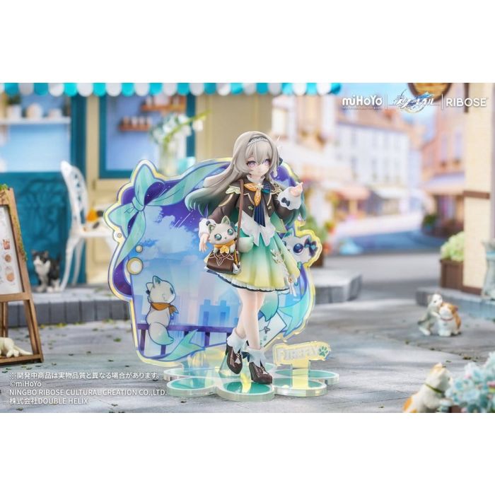 Honkai: Star Rail Rise Up+ Chibi Cat Series Mini Figure Firefly Ver. 18 cm