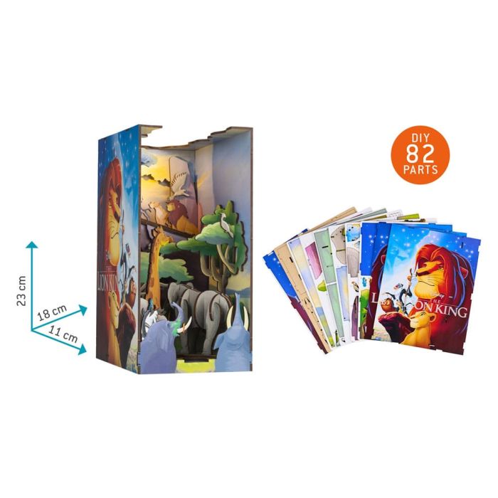 Disney Tiny Adventures Book Nook Mini Diorama The Lion King 23 cm