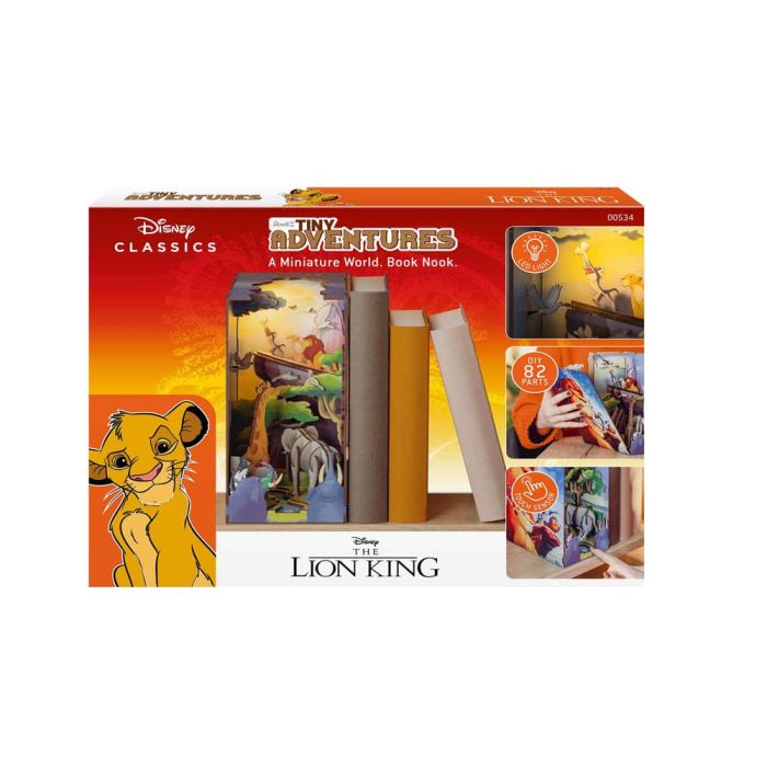 Disney Tiny Adventures Book Nook Mini Diorama The Lion King 23 cm