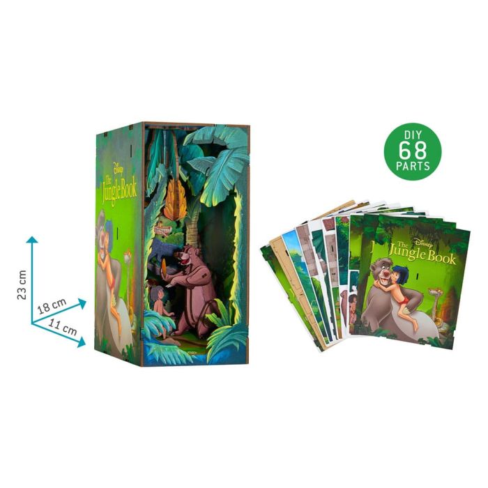 Disney Tiny Adventures Book Nook Mini Diorama The Jungle Book 23 cm