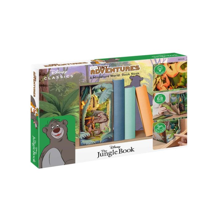 Disney Tiny Adventures Book Nook Mini Diorama The Jungle Book 23 cm