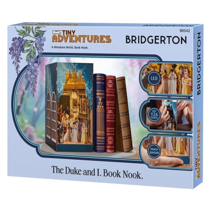 Bridgerton Tiny Adventures Book Nook Mini Diorama The Duke and I 18 cm