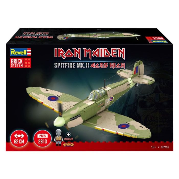 Iron Maiden Brick System Construction Kit Set Spitfire MK.II Aces High 58 cm