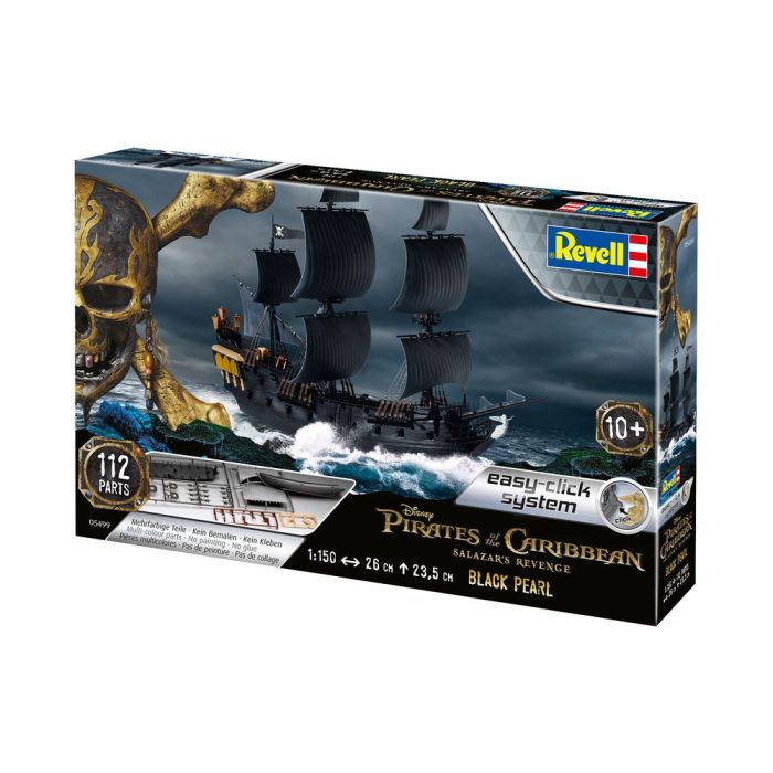 Pirates of the Caribbean Dead Men Tell No Tales Easy-Click Model Kit 1/150 Black Pearl 26 cm