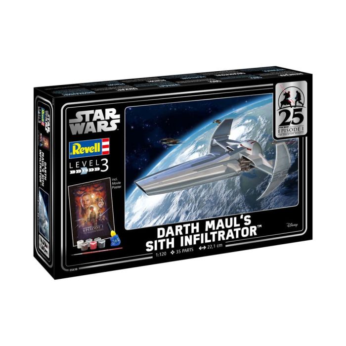 Star Wars Episode I Model Kit Gift Set 1/120 Darth Maul's Sith Infiltrator 22 cm