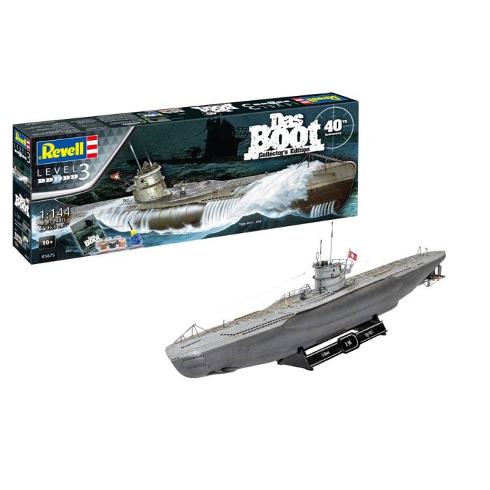Das Boot Model Kit Gift Set 1/144 U-Boot U96 Typ VII C 40th Anniversary 46 cm