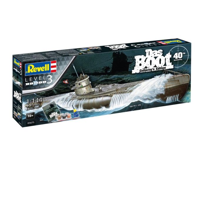 Das Boot Model Kit Gift Set 1/144 U-Boot U96 Typ VII C 40th Anniversary 46 cm