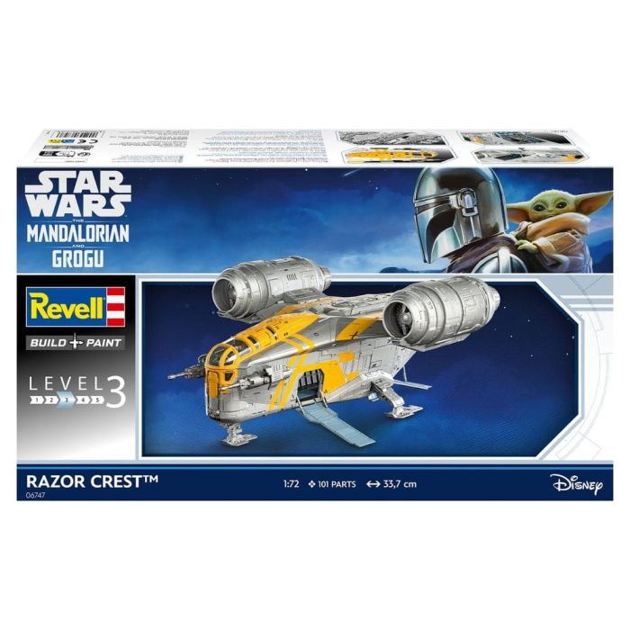 Star Wars The Mandalorian and Grogu Revell Model Kit 1/72 Razor Crest 34 cm