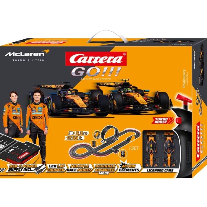 McLaren Carrera GO!!! Slot Car Track Set McLaren Racing
