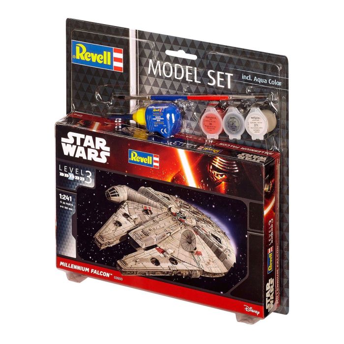 Star Wars Model Kit 1/241 Model Set Millennium Falcon 10 cm