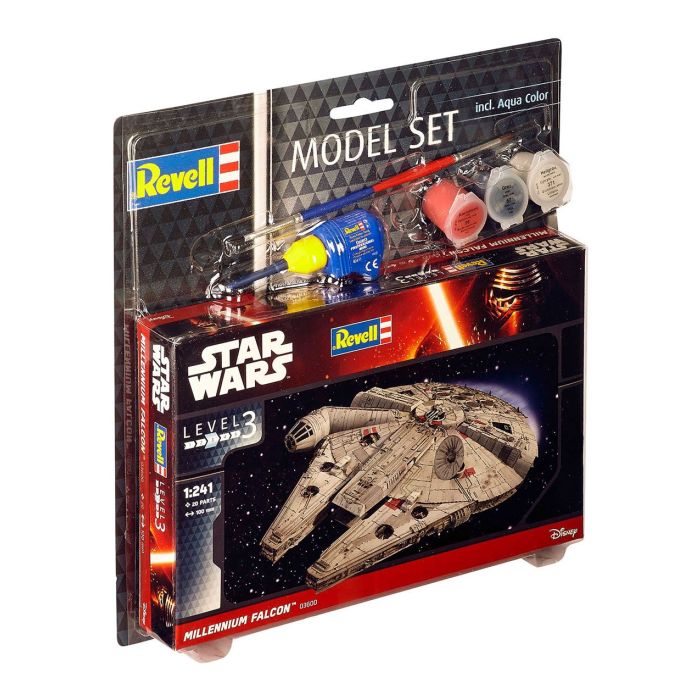 Star Wars Model Kit 1/241 Model Set Millennium Falcon 10 cm