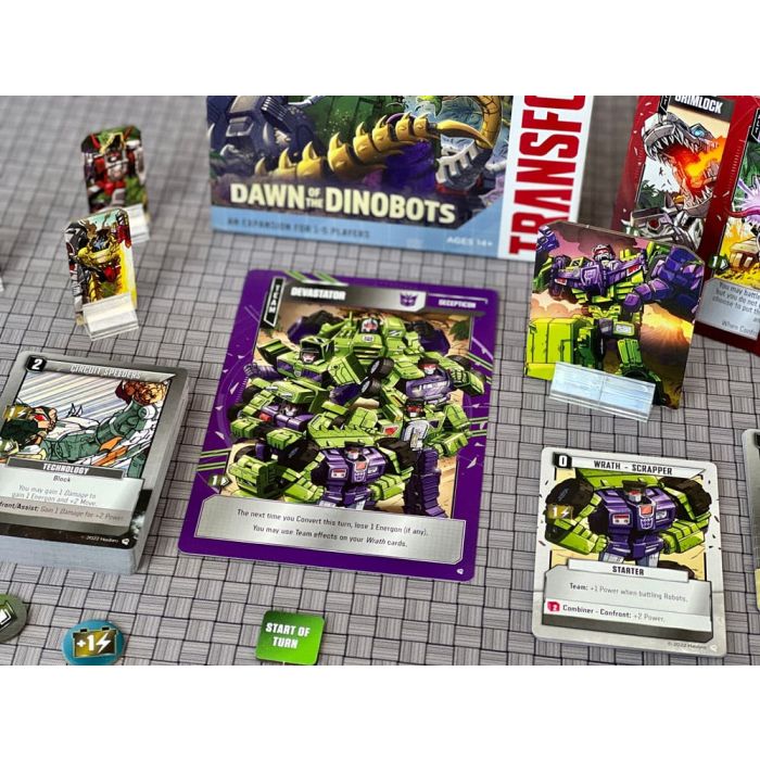 Transformers card game Deck-Building Dawn of the Dinobots Expansion *Englische Version*