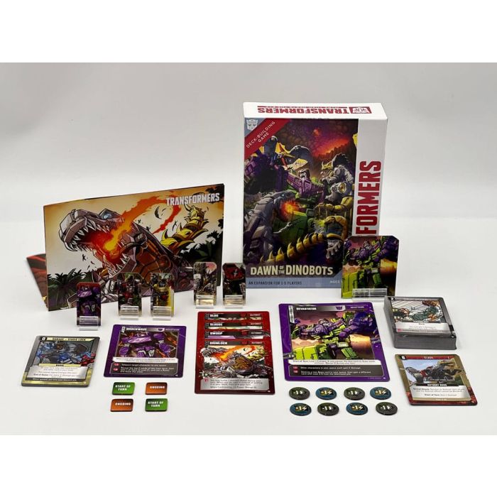 Transformers card game Deck-Building Dawn of the Dinobots Expansion *Englische Version*