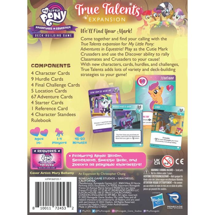 My Little Pony card game Deck-Building True Talents Expansion *Englische Version*