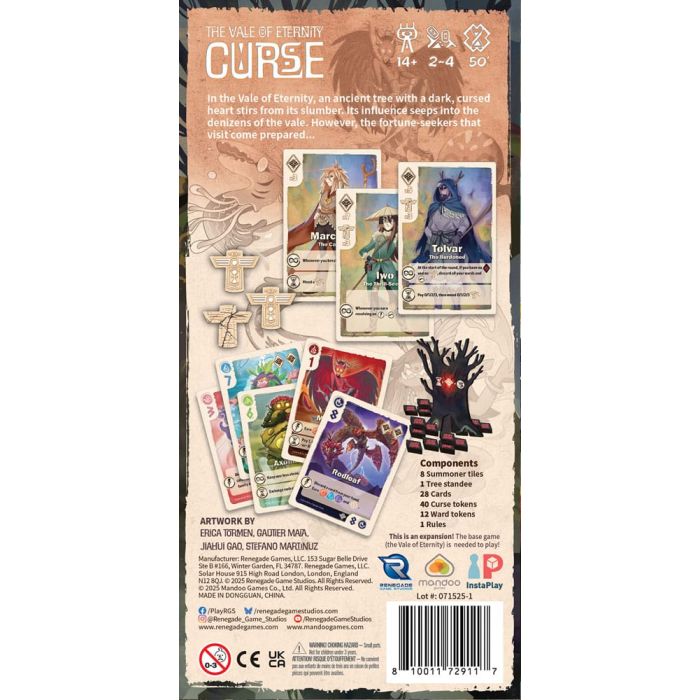 The Vale of Eternity card game Expansion Curse *Englische Version*