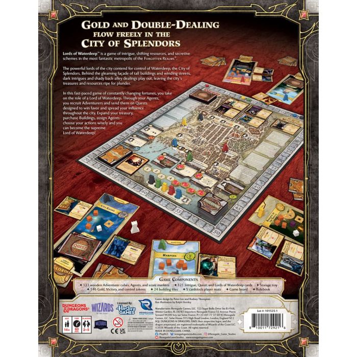 Dungeons & Dragons board game Lords of Waterdeep *English Version*