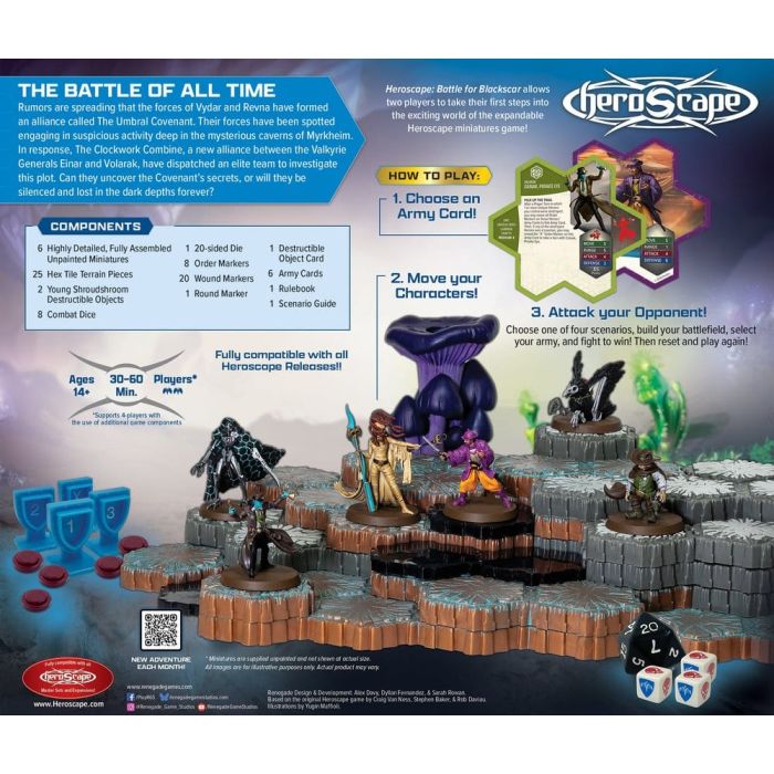 Heroscape Board Game Battle for Blackscar Battle Box *English Version*
