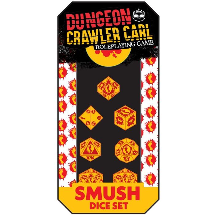 Dungeon Crawler Carl RPG Dice Set Smush