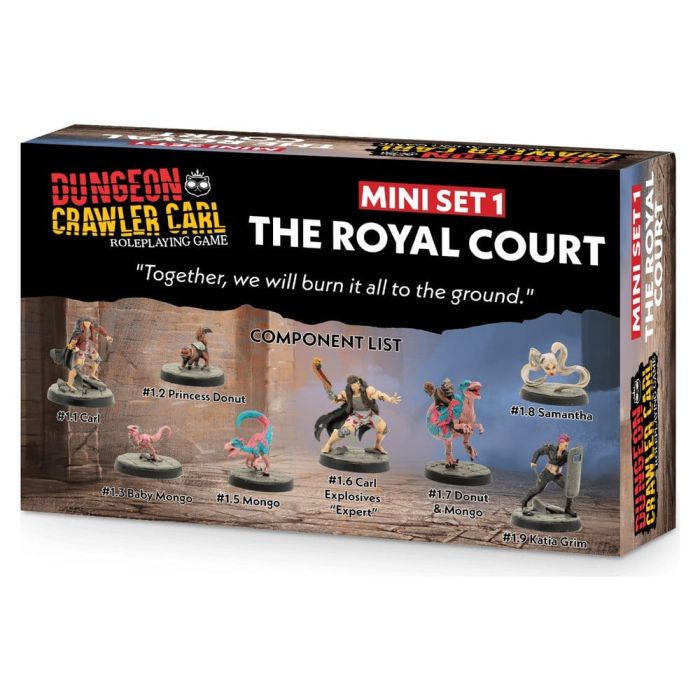 Dungeon Crawler Carl Miniatures Set 1 The Royal Court