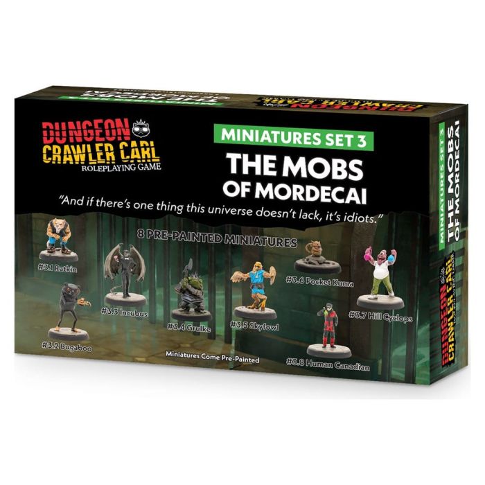 Dungeon Crawler Carl Miniatures Set 3 Mobs of Mordecai