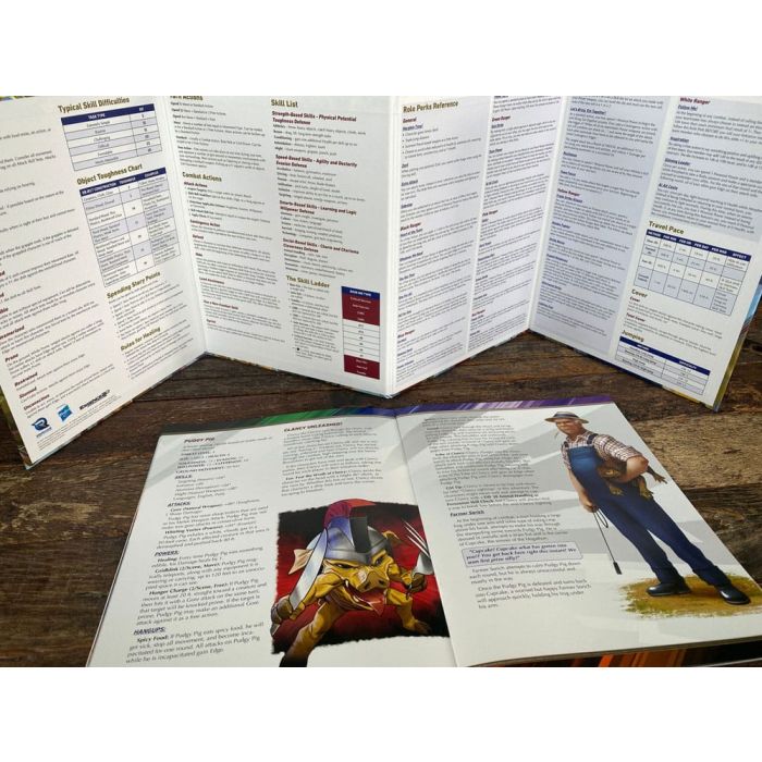 Power Rangers RPG book A Glutton for Punishment Adventure & GM Screen *Englische Version*