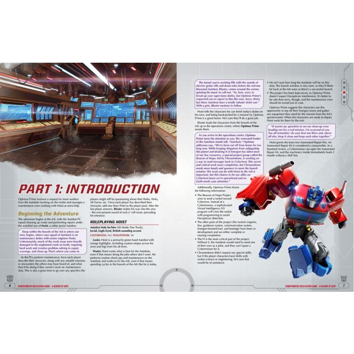 Transformers RPG A Beacon of Hope Adventure & GM Screen *Englische Version*