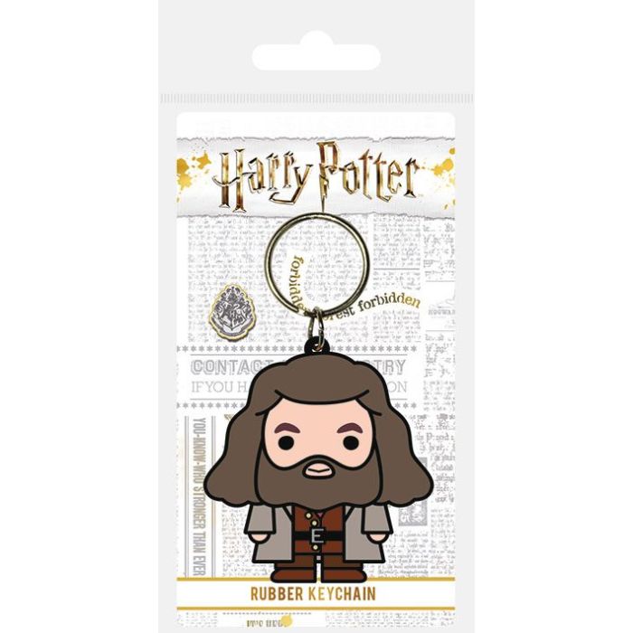 Harry Potter Rubber Keychain Chibi Hagrid 6 cm