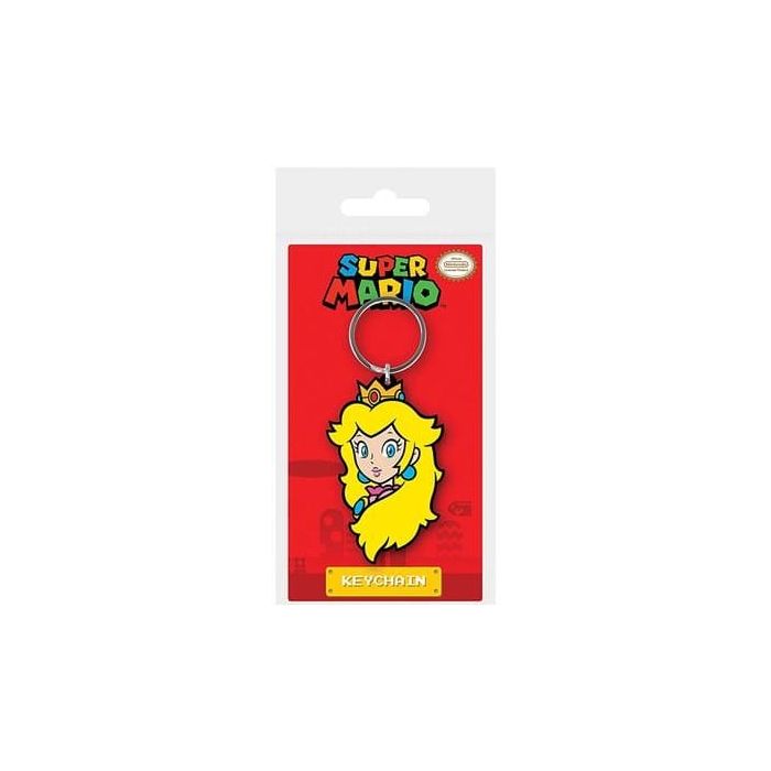 Super Mario PVC Keychain Princess Peach
