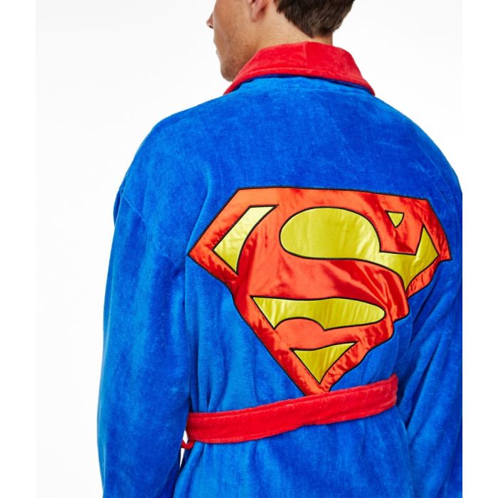 DC Comics Fleece Bathrobe Superman