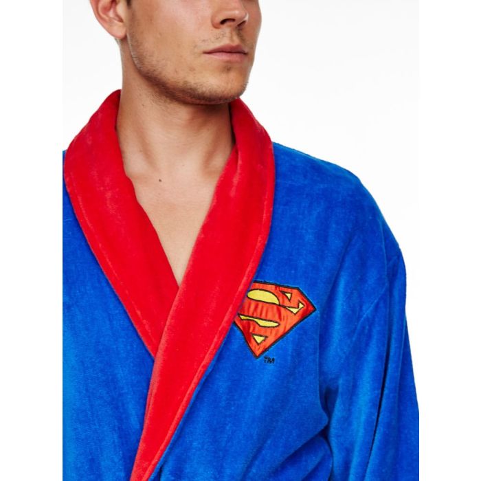 DC Comics Fleece Bathrobe Superman