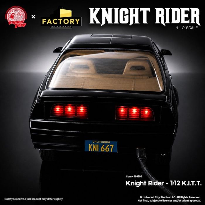 Knight Rider Action Figure 1/12 K.I.T.T. with Michael Knight