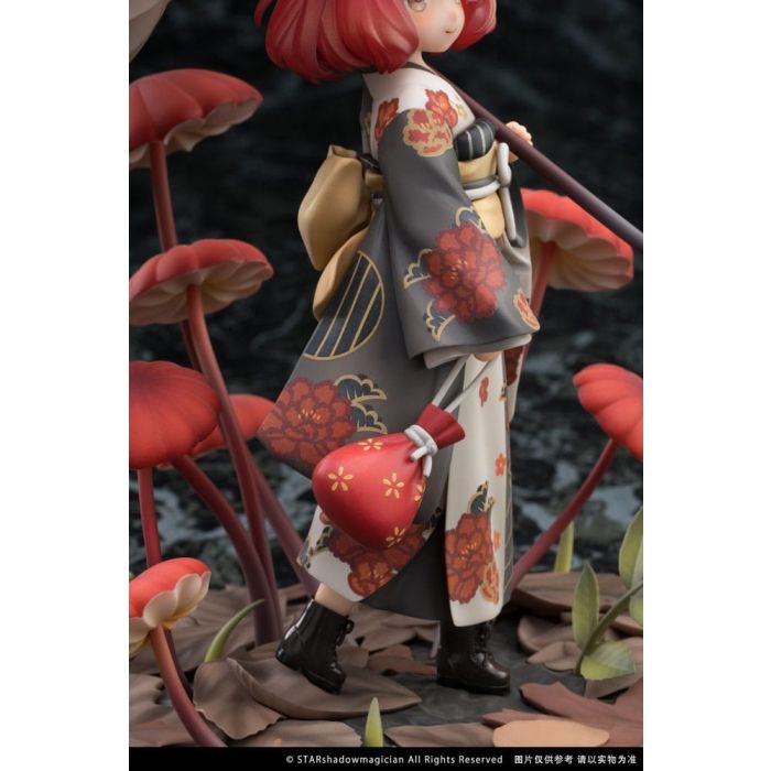 The Mushroom Girls PVC Statue 1/1 No.6 Marasmius Haematocephalus 23 cm